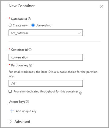 Additional Containers