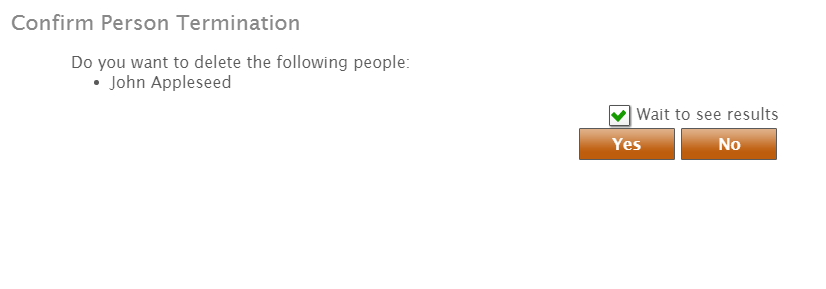 Confirm Activity Executed