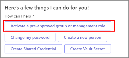 Activate Role Button