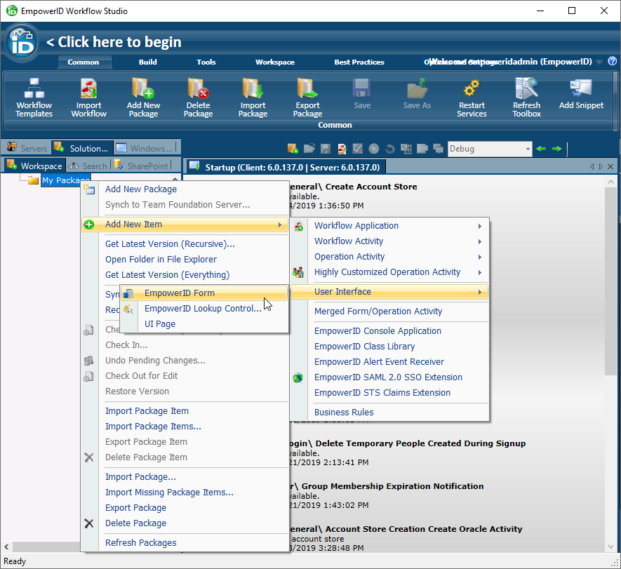 Add new EmpowerID Form