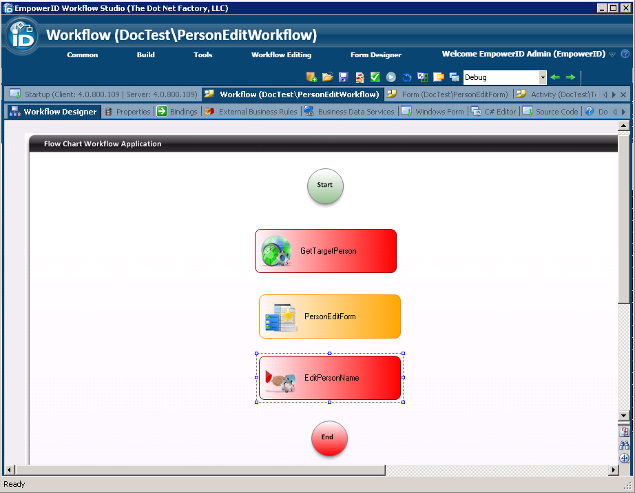Change name of activity edit person request