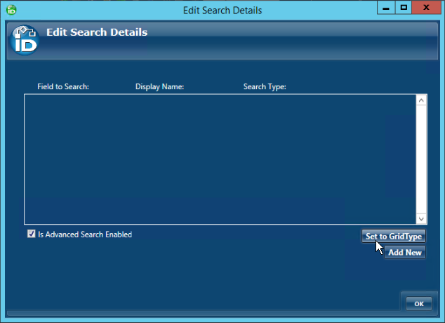 Edit search details