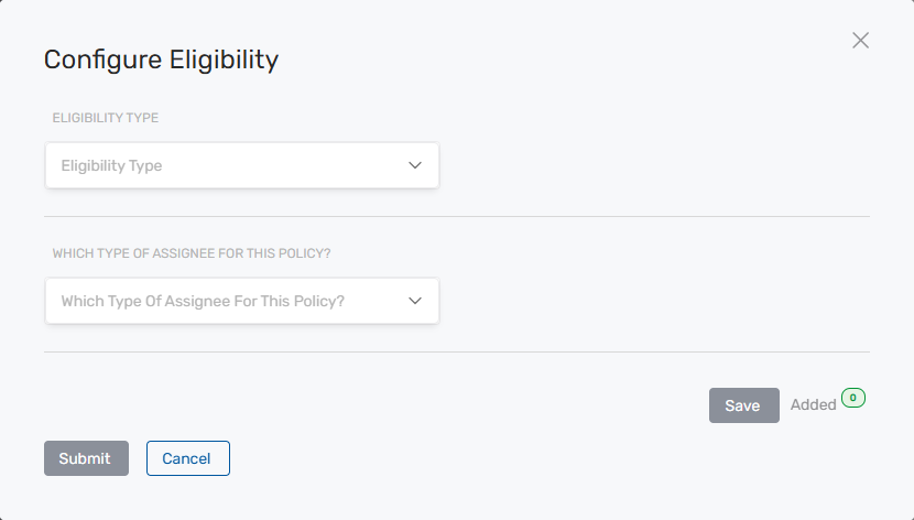 Eligibility Modal