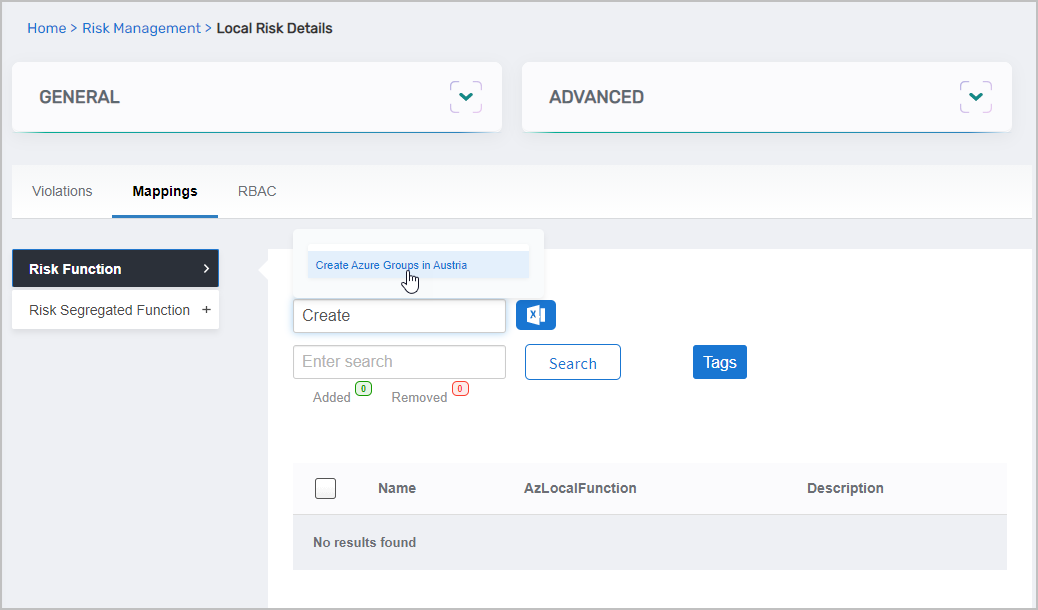 Risk Function Selection