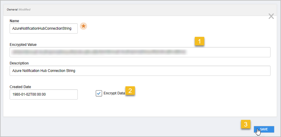 Save Connection String