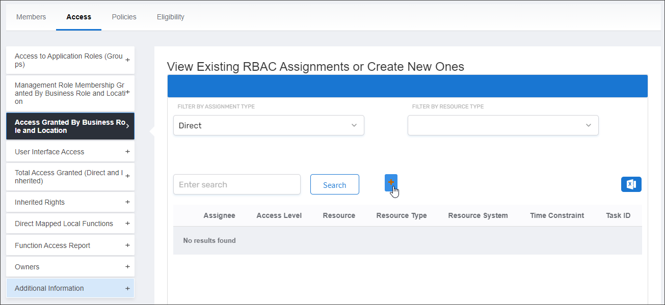 Add Access Assignment