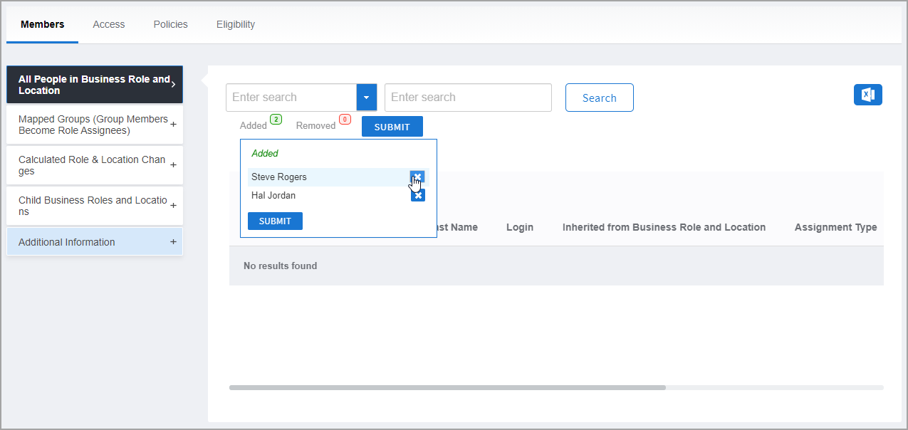 Remove Person Before Submit