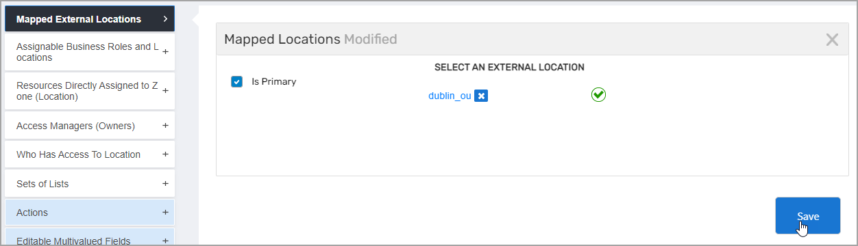 Submit Location Mapping