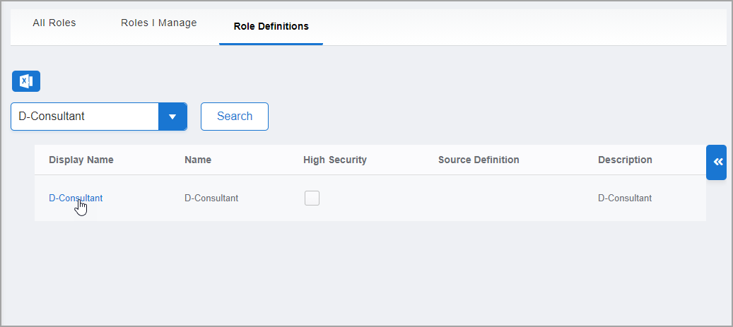Role Definition Display Name