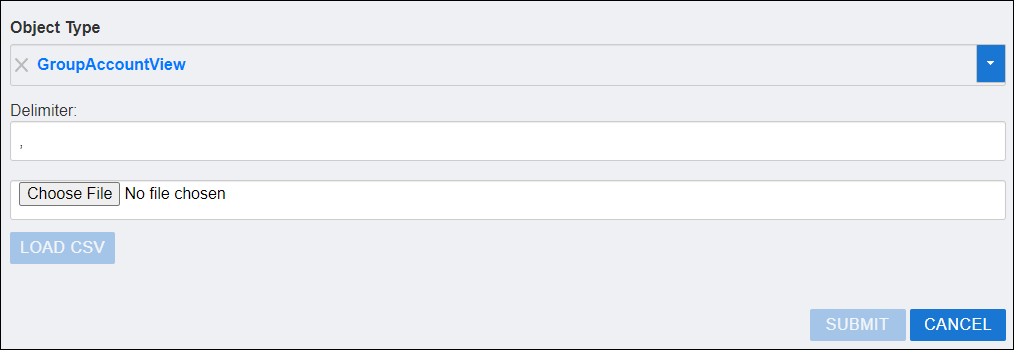 Create Group Accounts From File workflow