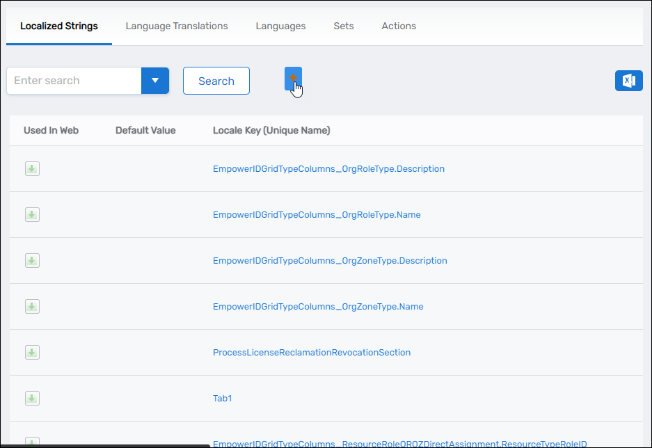 Add New Localized String