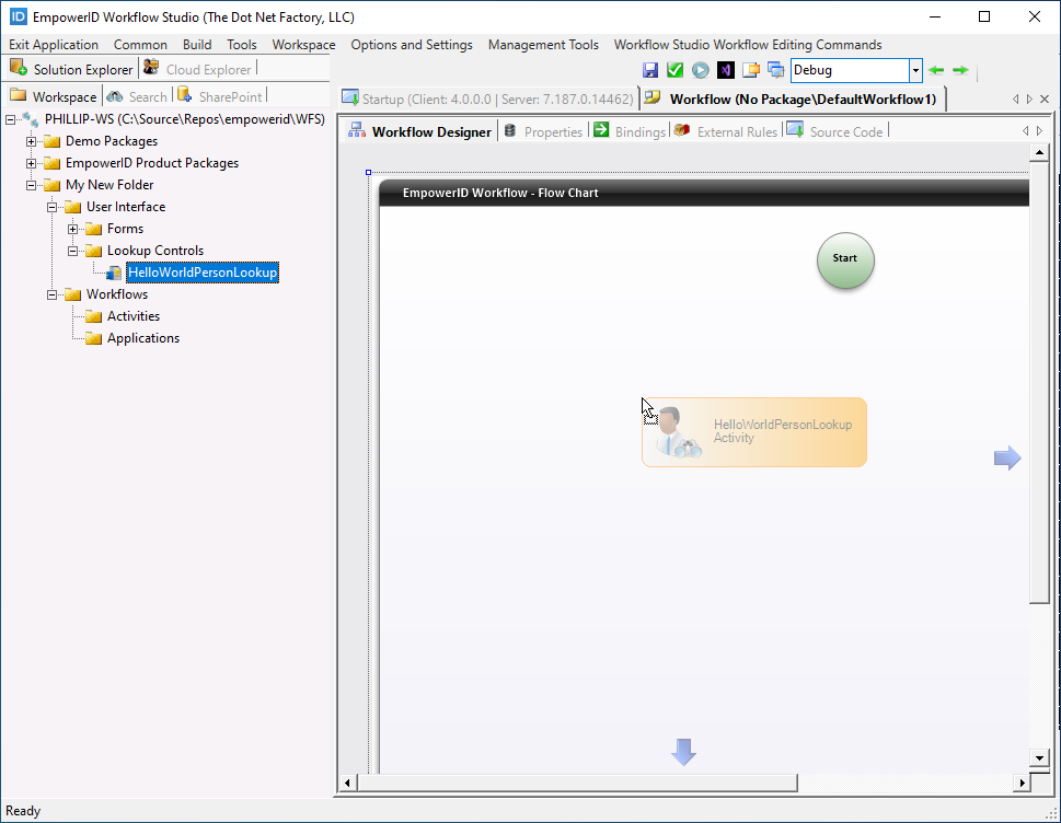 Add lookup to workflow