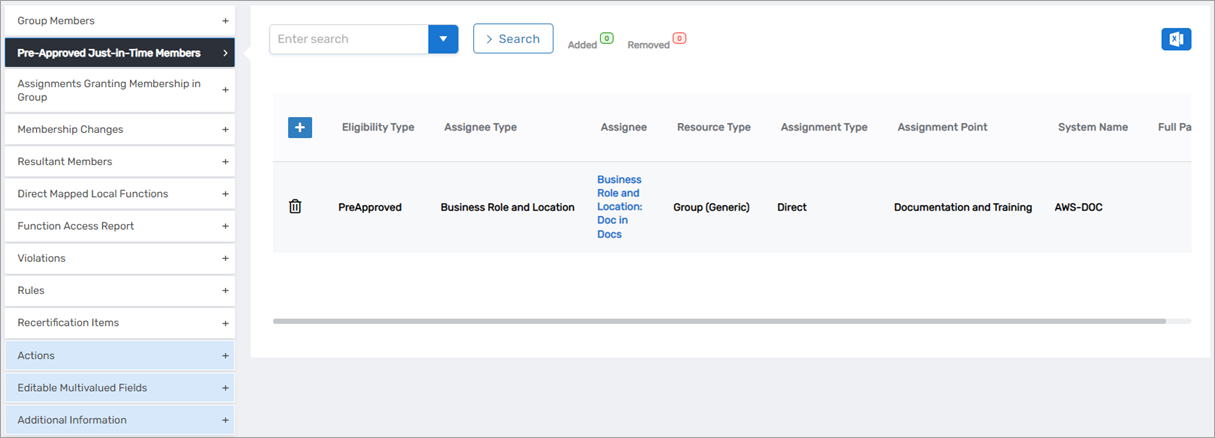 Pre-Approved JIT Members accordion