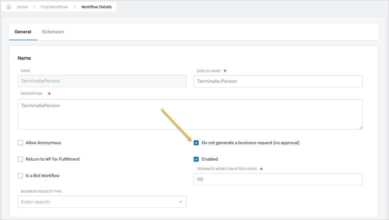 Workflow Approval Settings