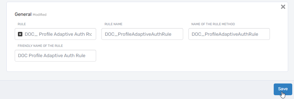 Configure rule fields