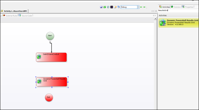 Add results grid activity