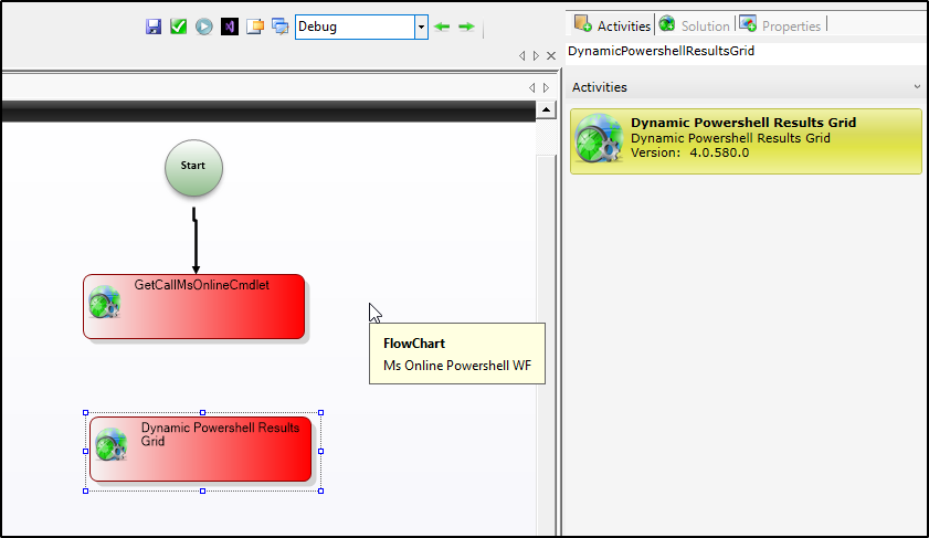 Add results grid activity
