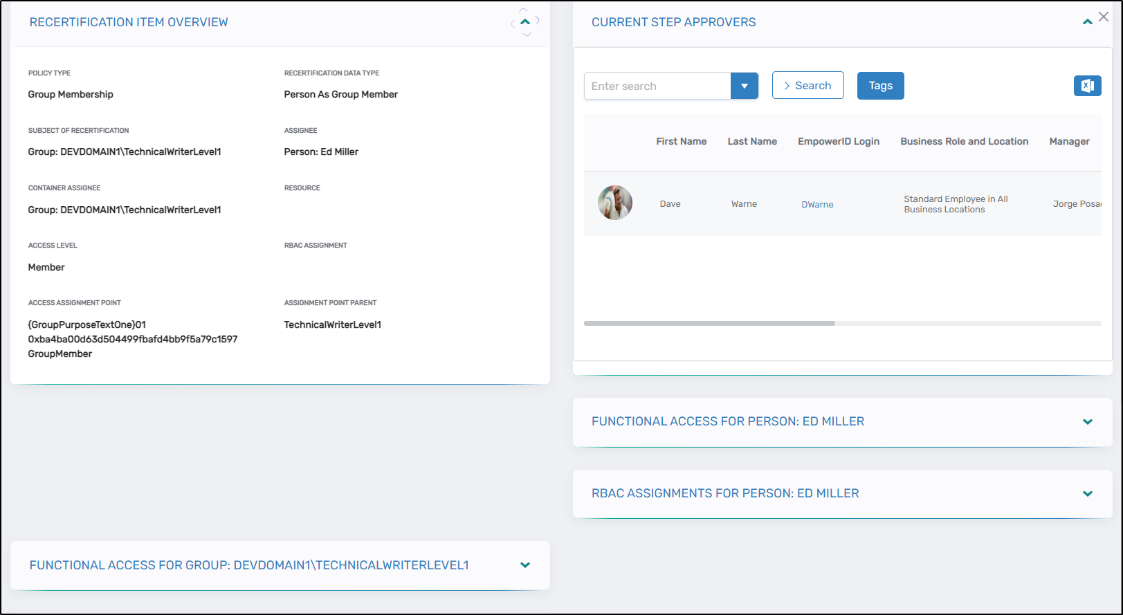 Business Request Item Details