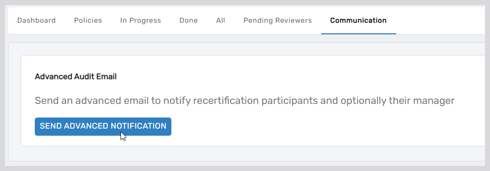 Send Notification Button