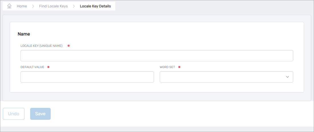 Locale Key Details Form