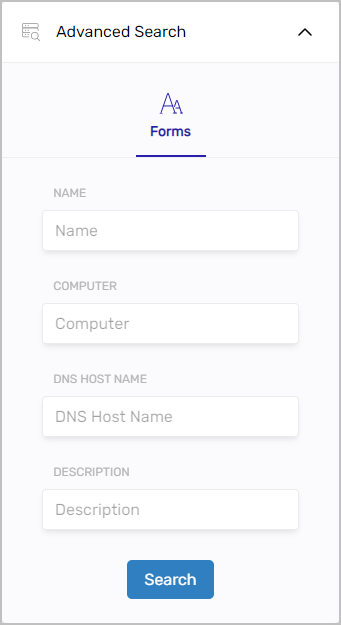 Advanced Search filter icon