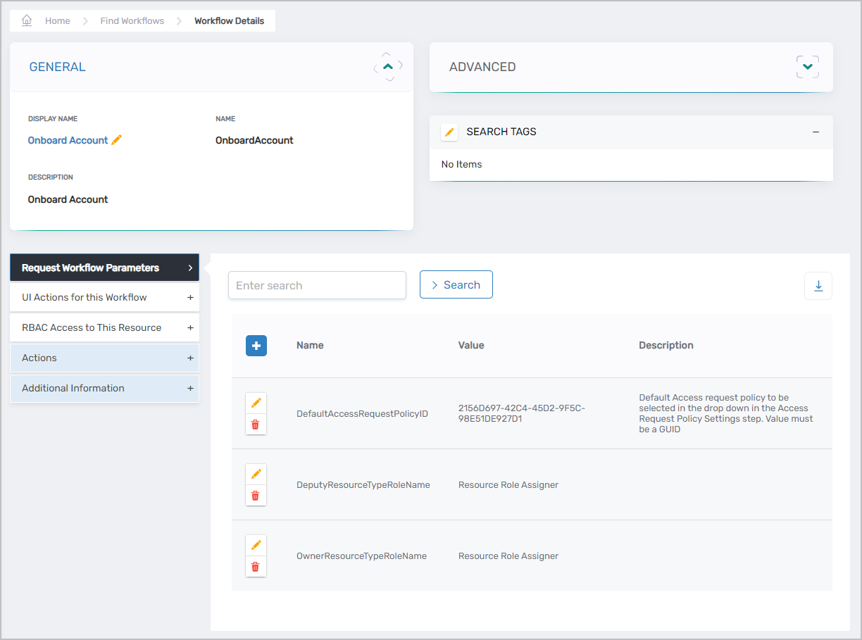 Workflow View One page
