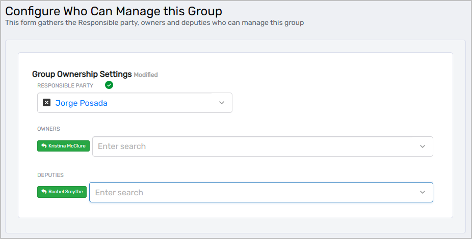 Owner Information form