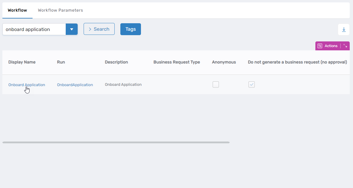 Workflow View One Page