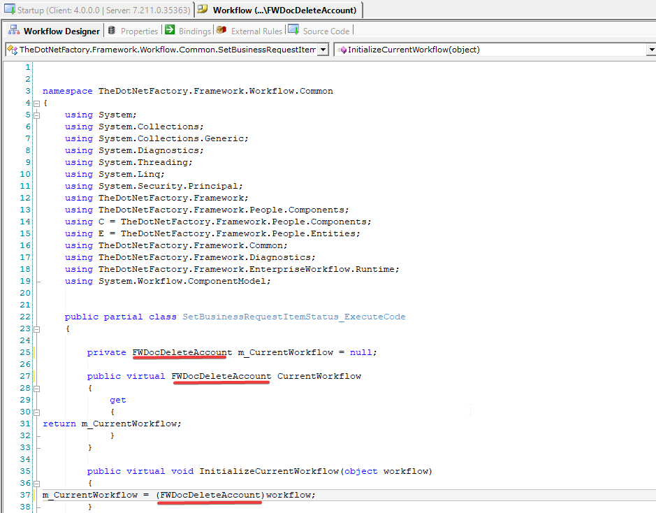 Update SetBusinessRequestItemStatus