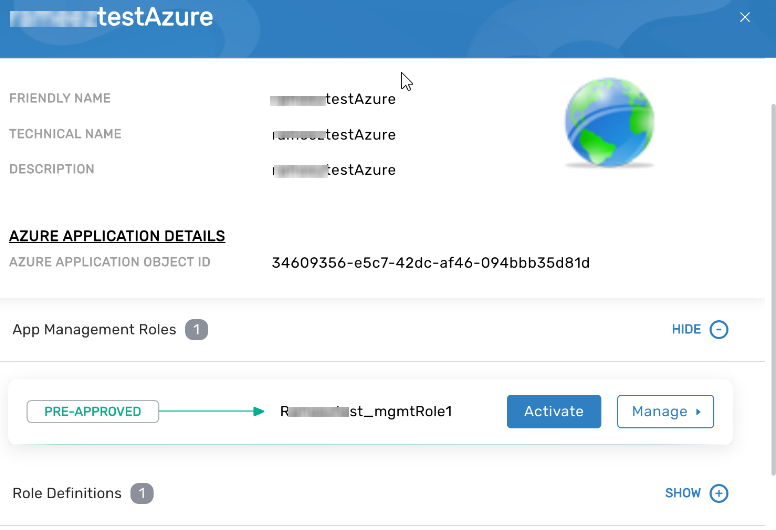 ActivateNow button in Request Access screen