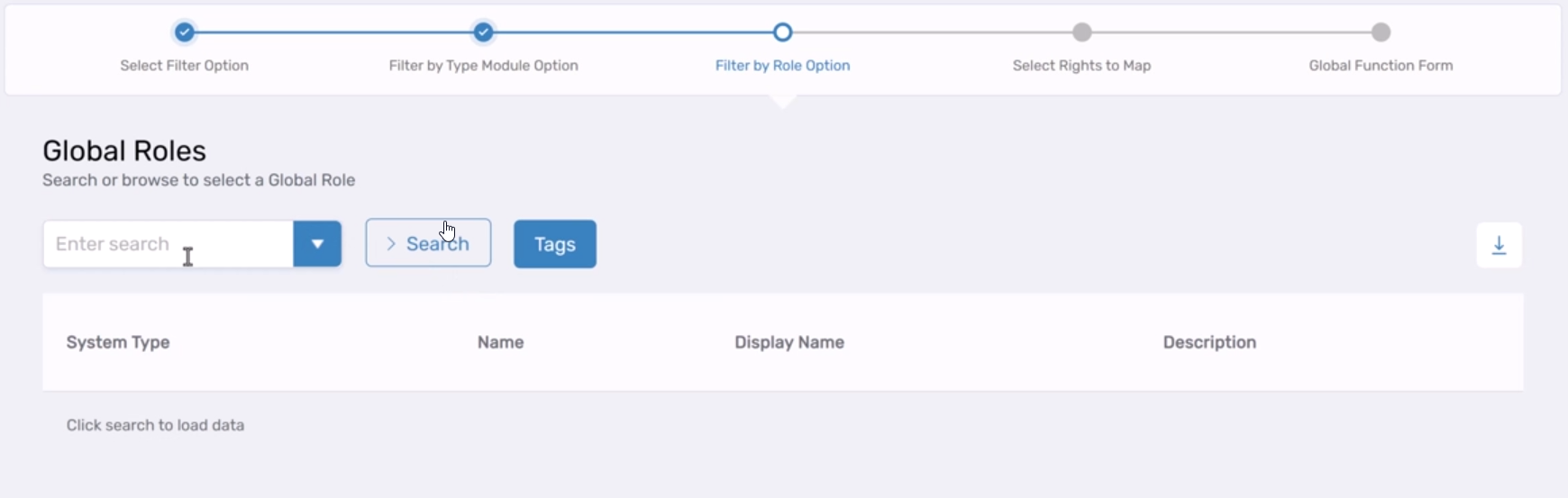 OnboardAZ Global Function workflow interface