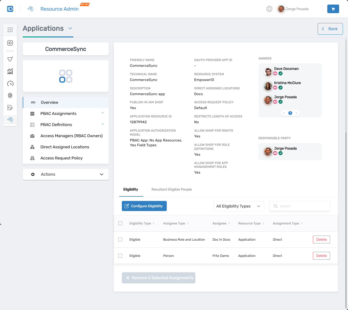 Application overview