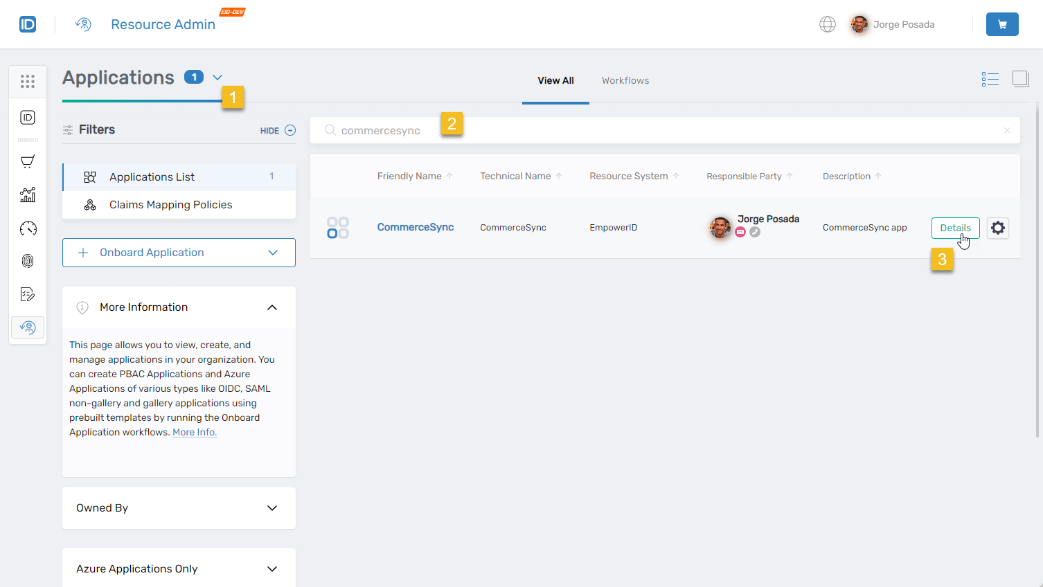 Locating PBAC application
