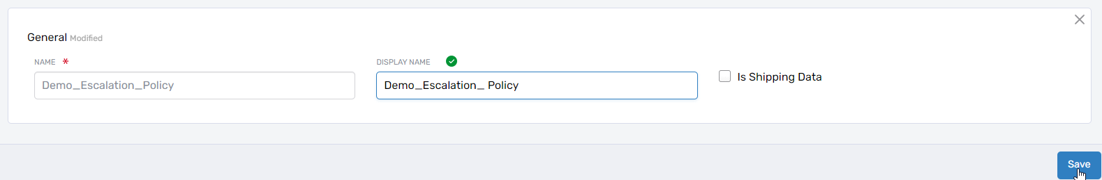Create Escalation Policy
