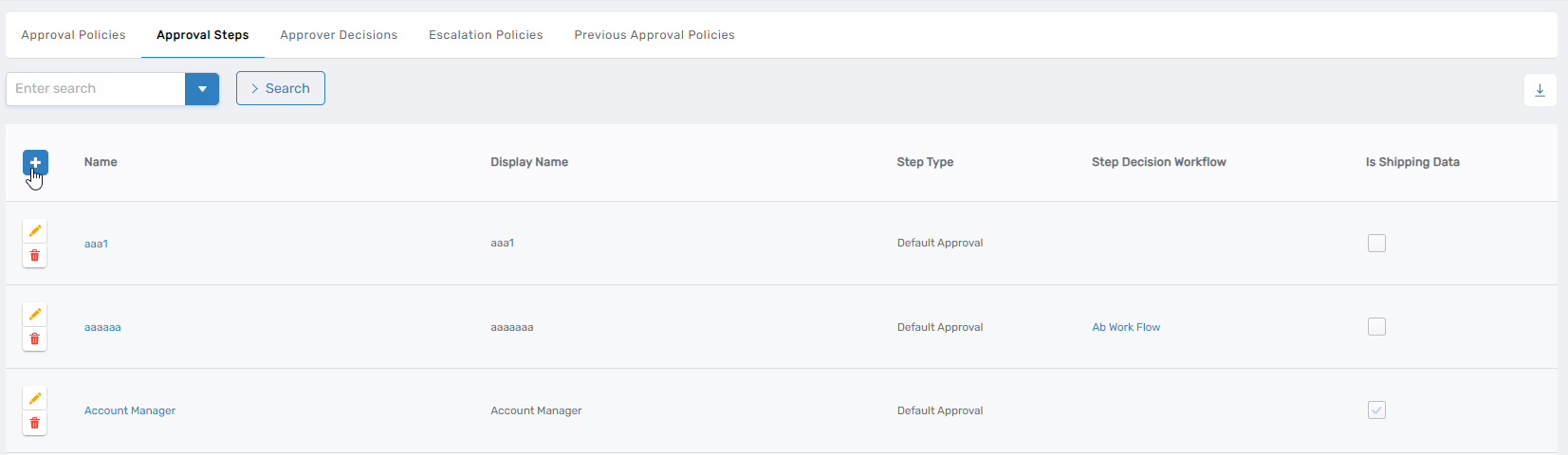 Create Approval Step