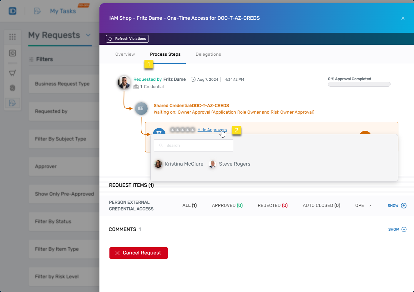 Additional Approvers