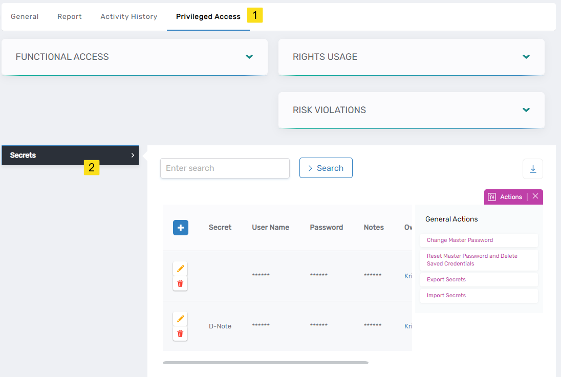 Navigate to Privileged Access