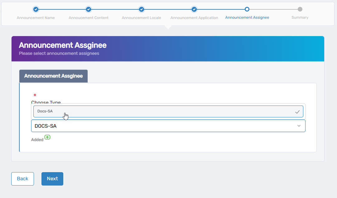 Select Assignee