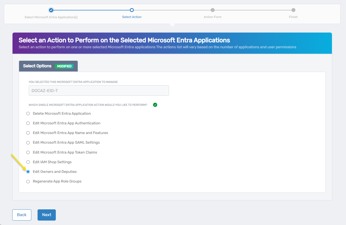 Edit Owners and Deputies