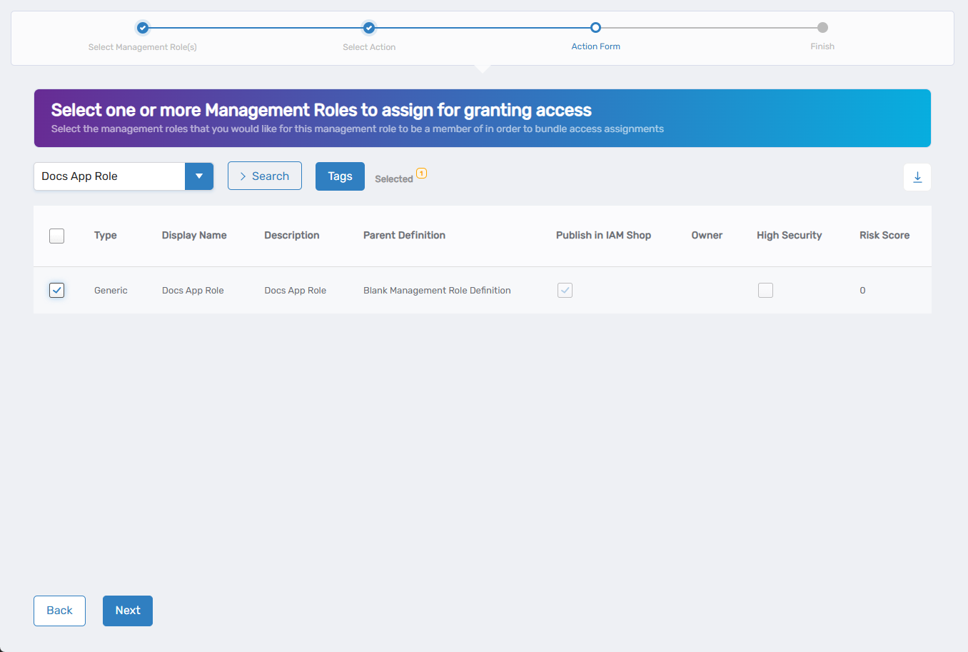 Add Management Role Assignments