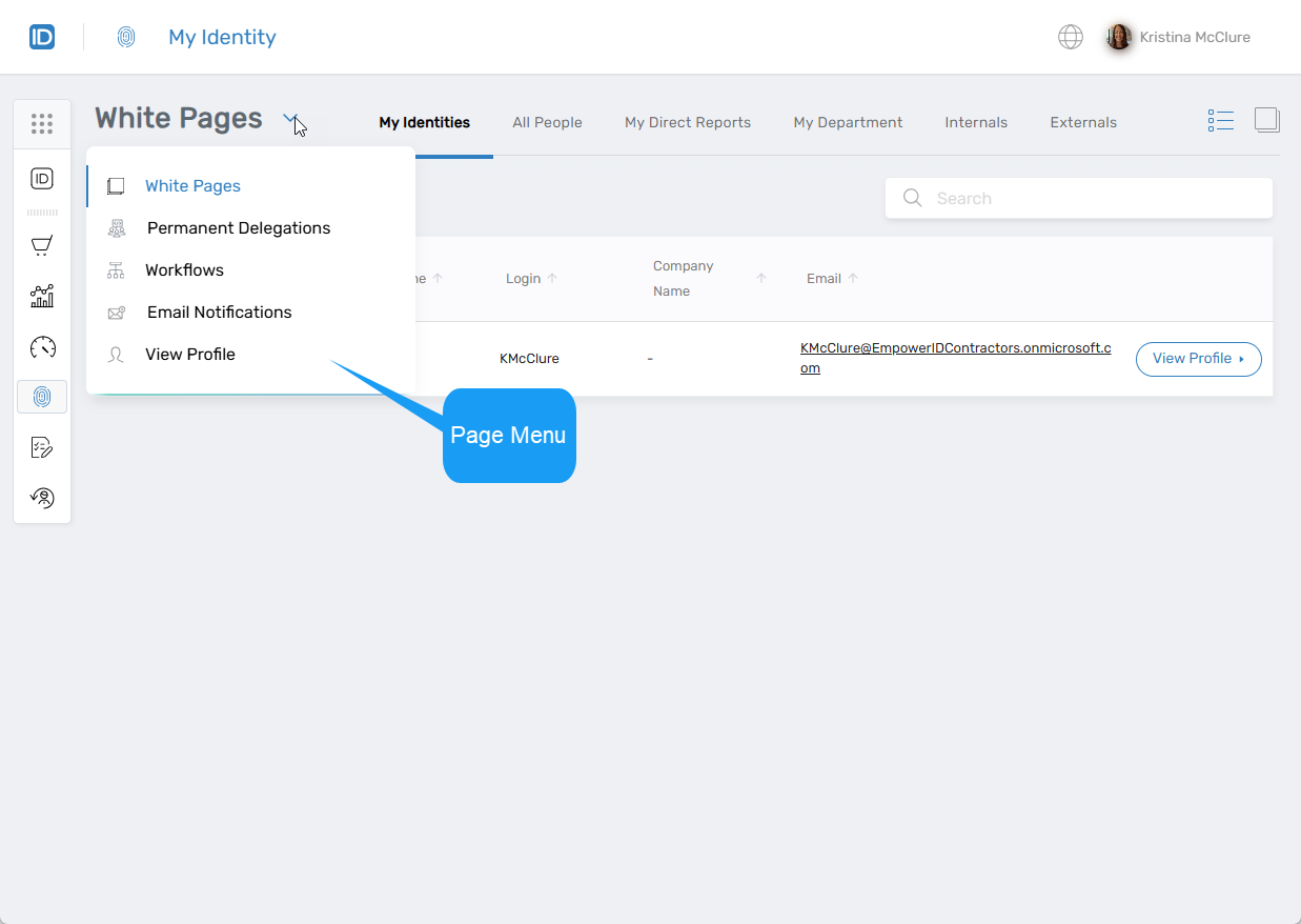 Main Navigation Menu