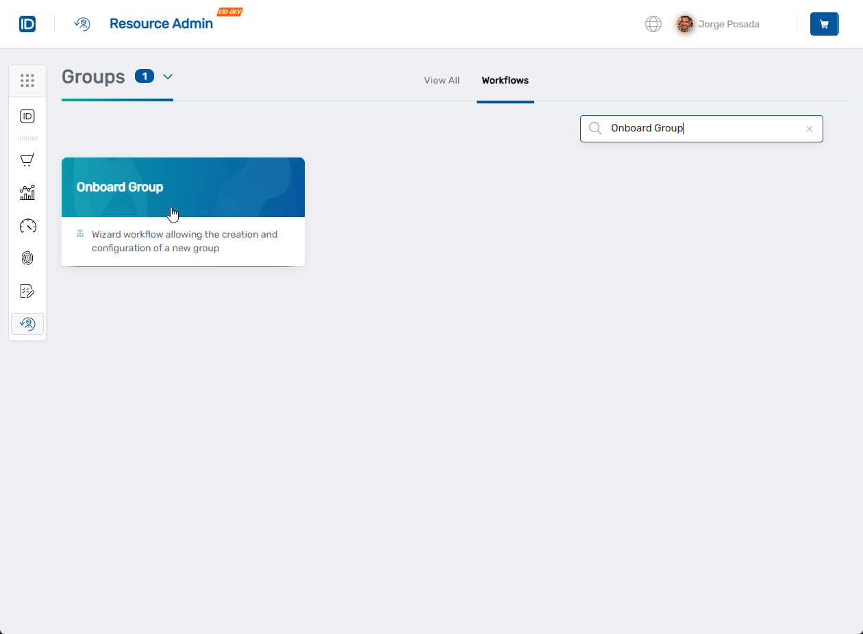 Onboard Group Workflow