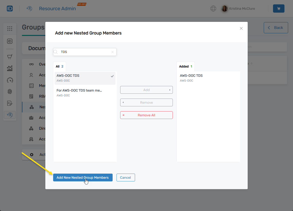 Add button for shopping cart submission