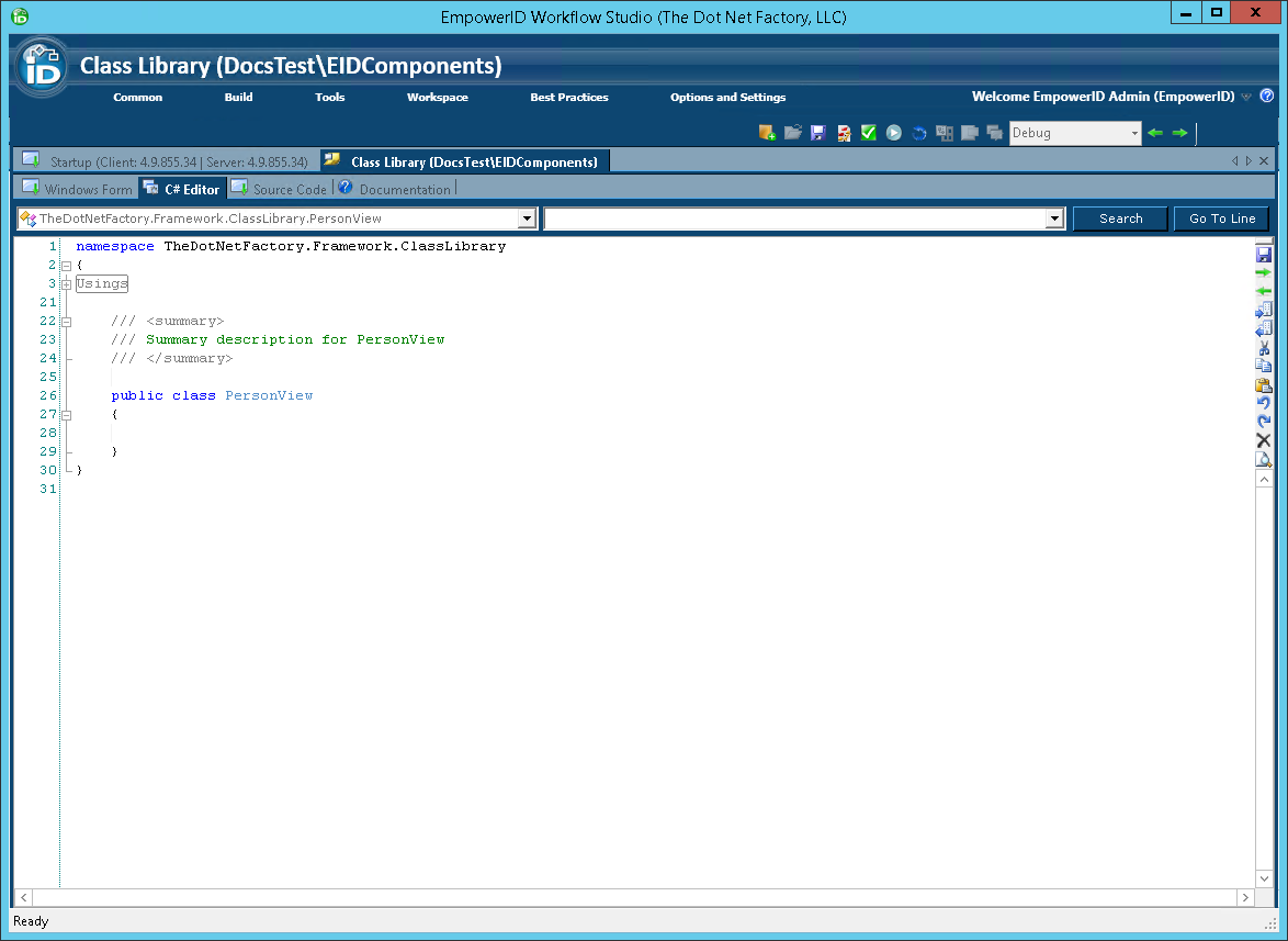 Class stub PersonView